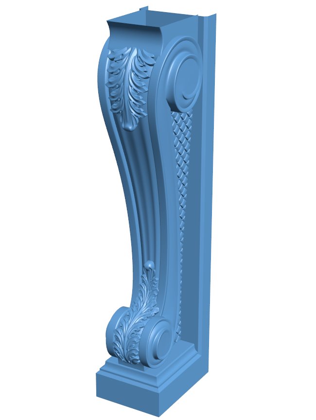 Column pattern T0005869 download free stl files 3d model for CNC wood carving