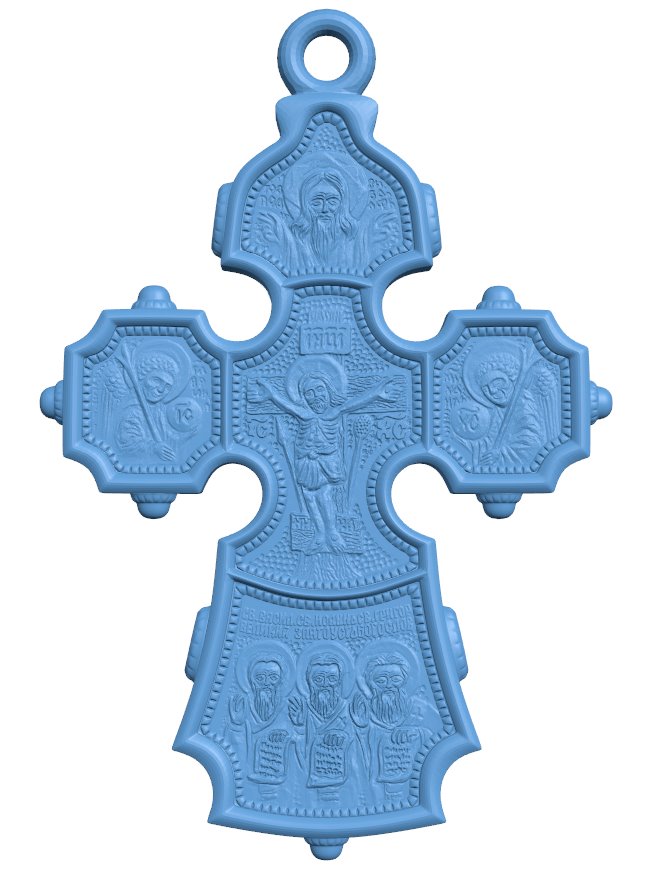 Cross necklace pattern T0005582 download free stl files 3d model for CNC wood carving