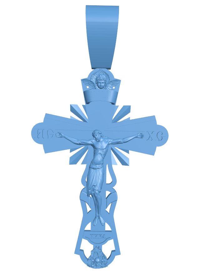 Cross necklace pattern T0005583 download free stl files 3d model for CNC wood carving