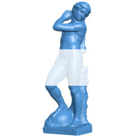David Apollo – Famous statue B009739 file Obj or Stl free download 3D Model for CNC and 3d printer