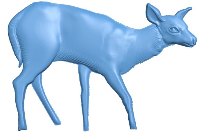 Deer T0005907 download free stl files 3d model for CNC wood carving