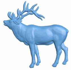 Deer T0005908 download free stl files 3d model for CNC wood carving