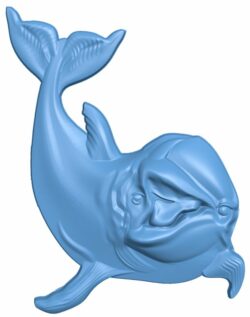Dolphin T0005909 download free stl files 3d model for CNC wood carving