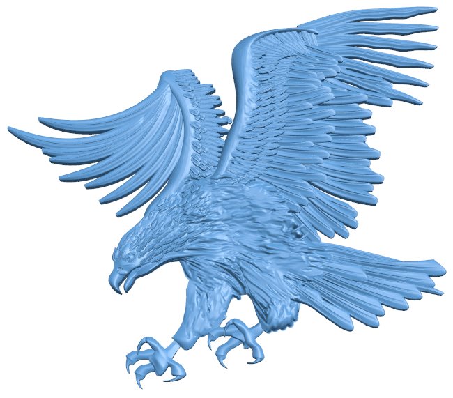 Eagle T0005665 download free stl files 3d model for CNC wood carving