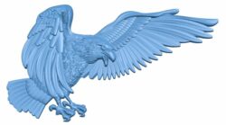 Eagle T0005666 download free stl files 3d model for CNC wood carving