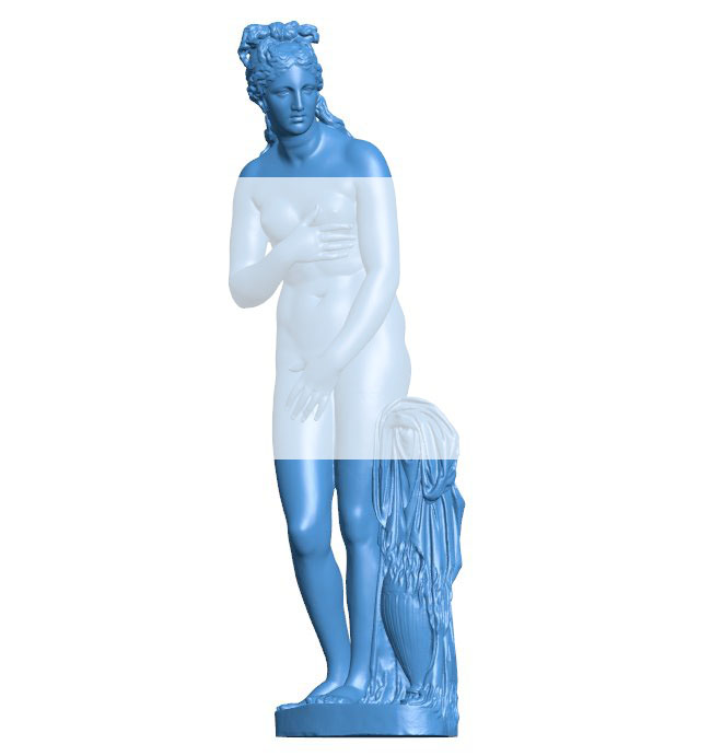 Famous statue Capitoline Venus B009689 file obj free download 3D Model for CNC and 3d printer