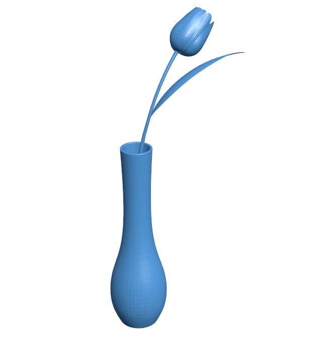 Flower vases B009666 file obj free download 3D Model for CNC and 3d printer