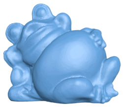 Frog T0005468 download free stl files 3d model for CNC wood carving