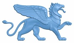 Griffin T0005915 download free stl files 3d model for CNC wood carving