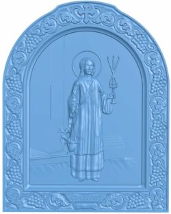 Icon of Saint Stephen T0005587 download free stl files 3d model for CNC wood carving