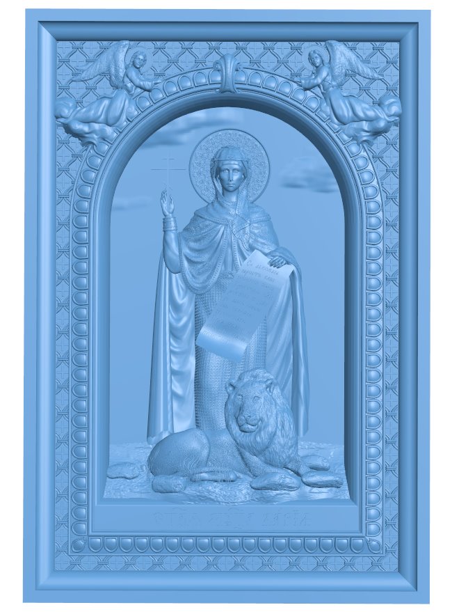 Icon of the Mother of God T0005801 download free stl files 3d model for CNC wood carving