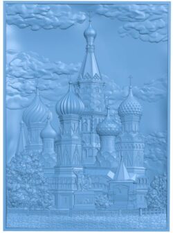 Intercession Cathedral painting T0005549 download free stl files 3d model for CNC wood carving