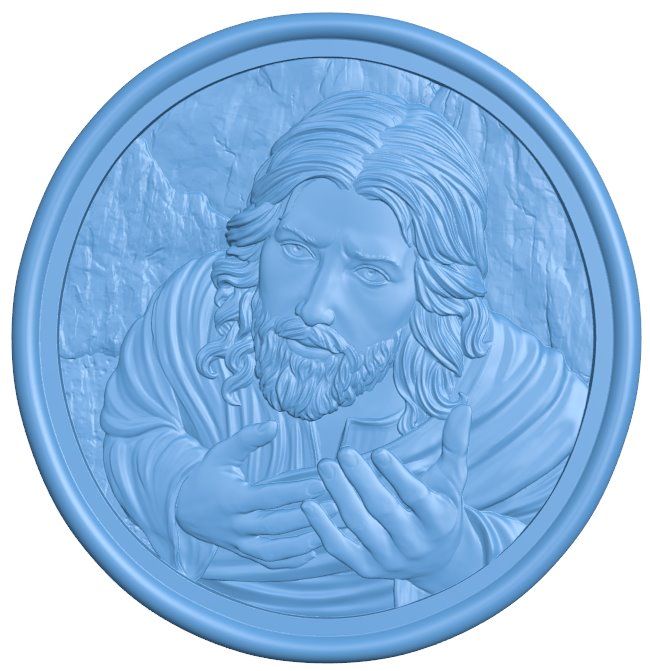 Jesus Christ T0005805 download free stl files 3d model for CNC wood carving