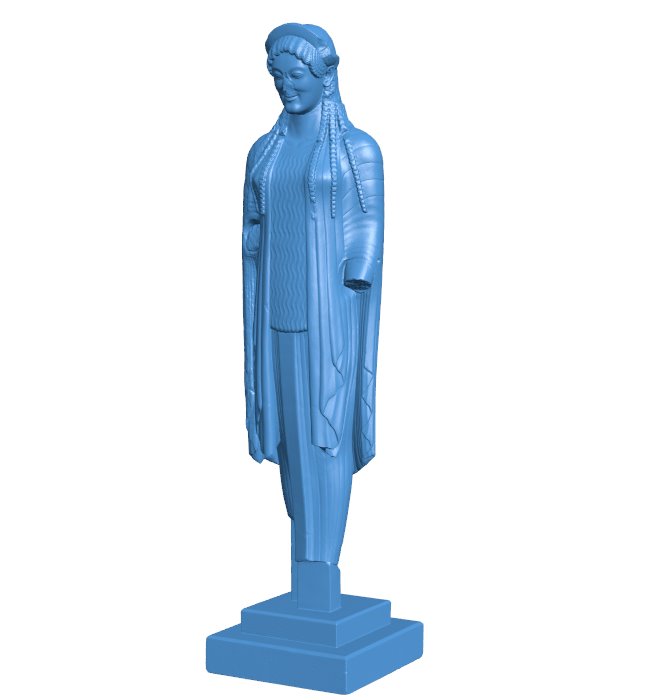 Kore - Famous statue B009725 file Obj or Stl free download 3D Model for CNC and 3d printer