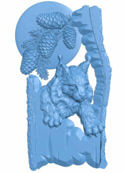 Lynx T0005551 download free stl files 3d model for CNC wood carving
