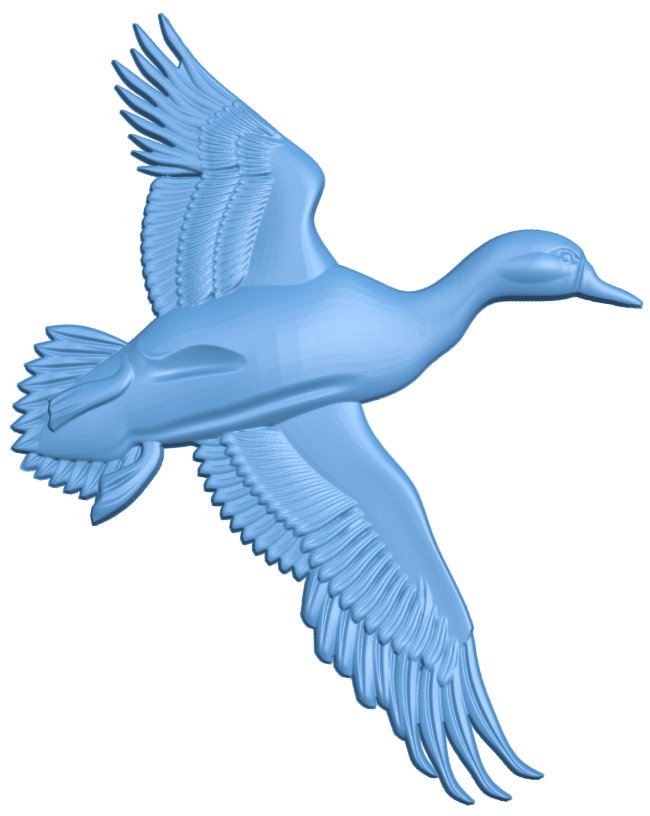 Mallard T0005920 download free stl files 3d model for CNC wood carving