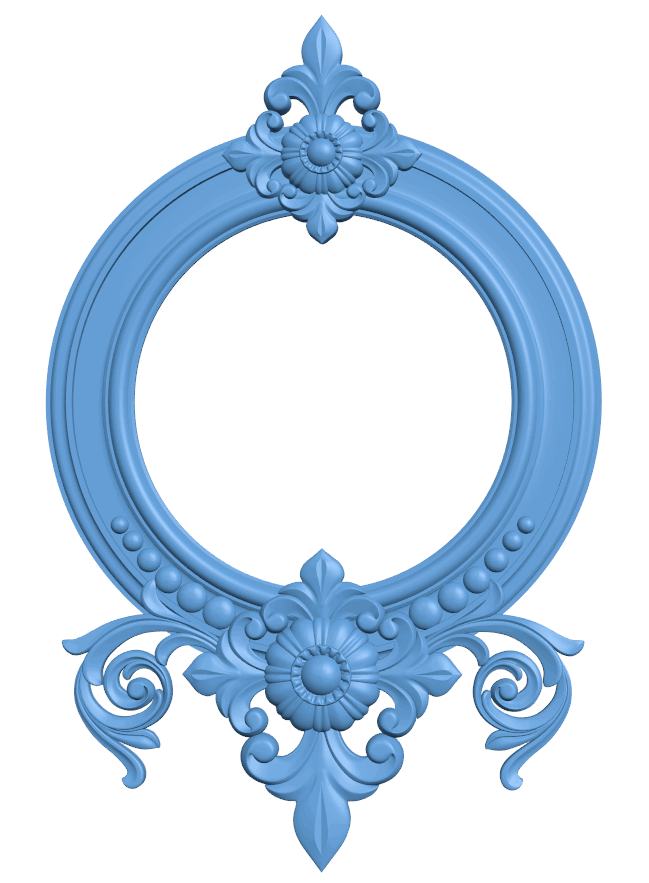 Mirror frame pattern T0005475 download free stl files 3d model for CNC wood carving