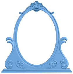 Mirror frame pattern T0005476 download free stl files 3d model for CNC wood carving