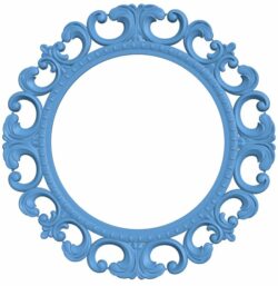 Mirror frame pattern T0005832 download free stl files 3d model for CNC wood carving