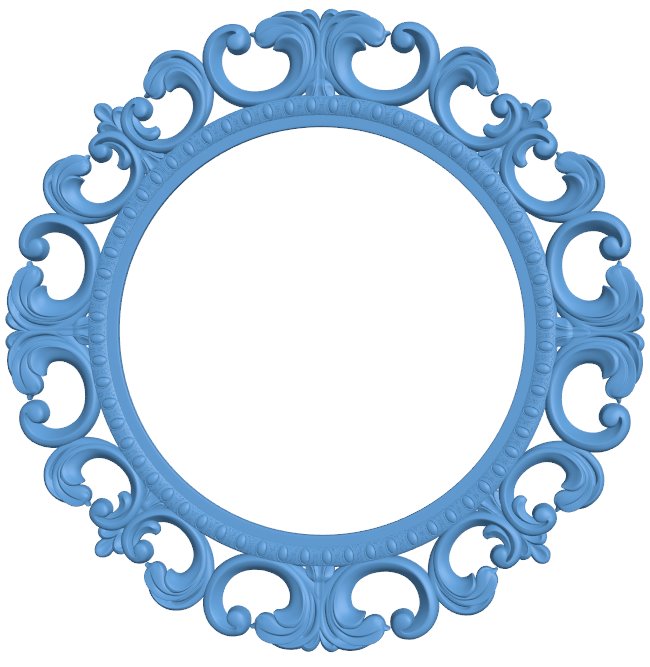 Mirror frame pattern T0005832 download free stl files 3d model for CNC wood carving