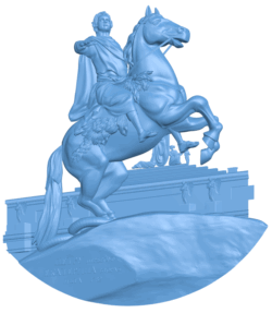 Peter the Great T0005367 download free stl files 3d model for CNC wood carving