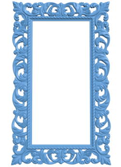 Picture frame or mirror T0005514 download free stl files 3d model for CNC wood carving