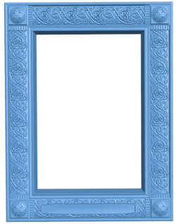 Picture frame or mirror T0005517 download free stl files 3d model for CNC wood carving