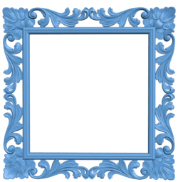 Picture frame or mirror T0005522 download free stl files 3d model for CNC wood carving
