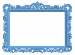 Picture frame or mirror T0005676 download free stl files 3d model for CNC wood carving
