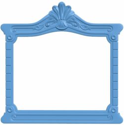 Picture frame or mirror T0005677 download free stl files 3d model for CNC wood carving