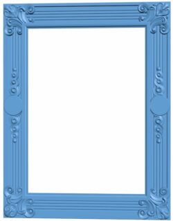 Picture frame or mirror T0005815 download free stl files 3d model for CNC wood carving
