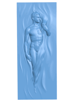 Picture of the male body T0005370 download free stl files 3d model for CNC wood carving