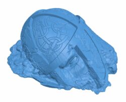 Prophet minis norse statue head B009691 file obj free download 3D Model for CNC and 3d printer