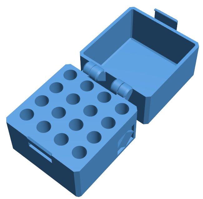 Screwdriver bit Box Print in Place B009749 file Obj or Stl free download 3D Model for CNC and 3d printer