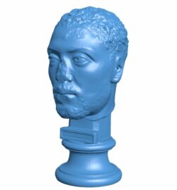 Smk Memnon of Ethiopia – Famous statue B009724 file Obj or Stl free download 3D Model for CNC and 3d printer