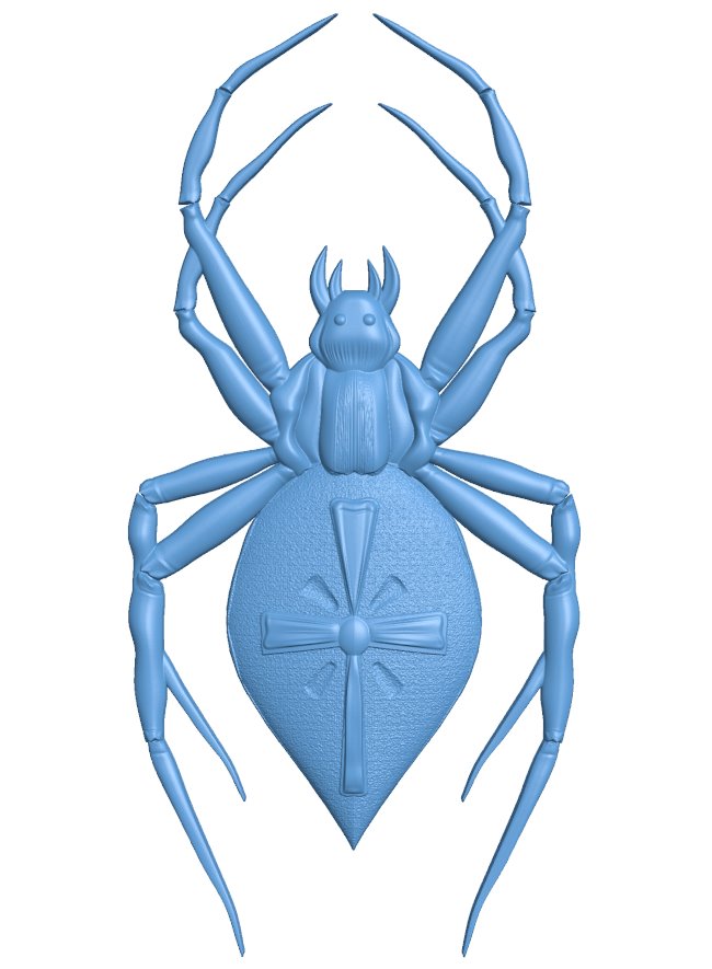 Spider T0005933 download free stl files 3d model for CNC wood carving