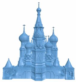 St. Basil’s Cathedral T0005598 download free stl files 3d model for CNC wood carving