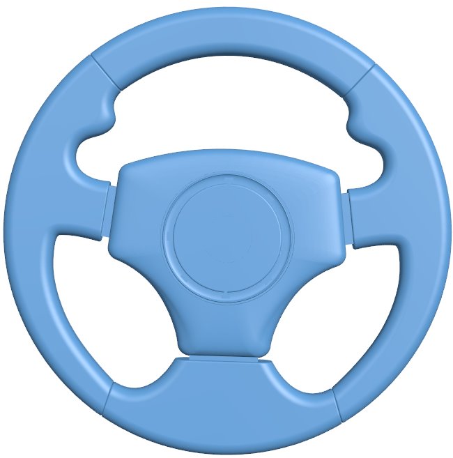 Steering wheel T0005773 download free stl files 3d model for CNC wood carving