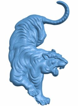 Tiger T0005934 download free stl files 3d model for CNC wood carving