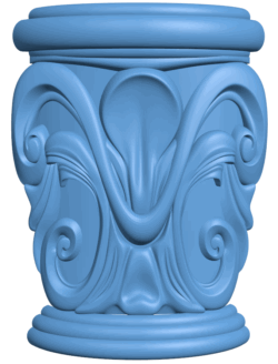 Top of the column T0005405 download free stl files 3d model for CNC wood carving