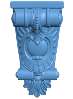 Top of the column T0005408 download free stl files 3d model for CNC wood carving