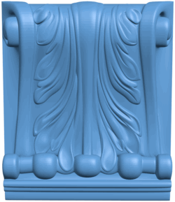 Top of the column T0005409 download free stl files 3d model for CNC wood carving