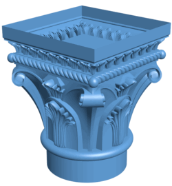 Top of the column T0005441 download free stl files 3d model for CNC wood carving