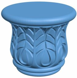 Top of the column T0005686 download free stl files 3d model for CNC wood carving