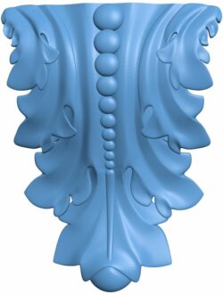 Top of the column T0005939 download free stl files 3d model for CNC wood carving