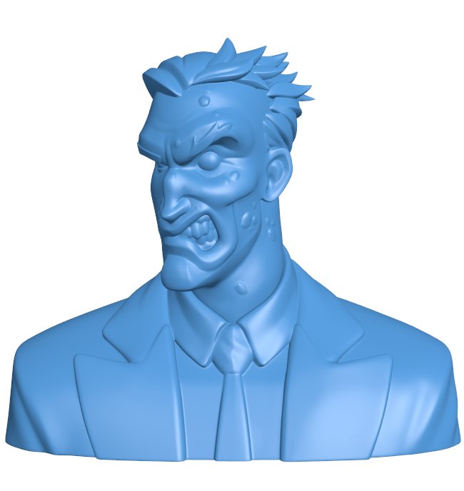 Two Face B009747 file Obj or Stl free download 3D Model for CNC and 3d printer