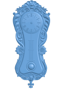 Wall clock pattern T0005455 download free stl files 3d model for CNC wood carving