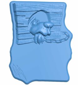 Beware of dogs T0005947 download free stl files 3d model for CNC wood carving