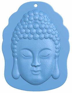 Buddha head T0006464 download free stl files 3d model for CNC wood carving
