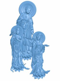 Buddhas T0006185 download free stl files 3d model for CNC wood carving